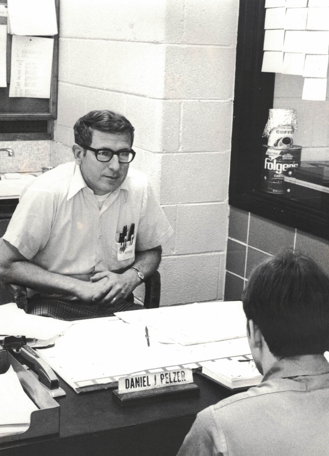 Dan at the TICO offices, Ohio Department of Youth Services